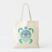 Tribale schildpad tote bag (Achterkant)