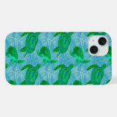 Tribale schildpadden iPhone hoesje (Achterkant horizontaal)