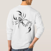 tribale schorpioen t-shirt (Achterkant)
