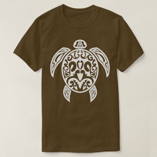 Tribale schroefvormig ontwerp t-shirt (Design voorkant)