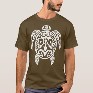 Tribale schroefvormig ontwerp t-shirt