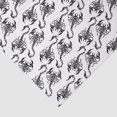 Tribale Scorpion Art Tissuepapier (Detail)