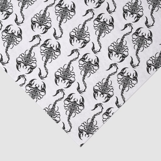 Tribale Scorpion Art Tissuepapier (Detail)