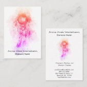 *~* Tribale shamanic . Dream Catcher Sacred Shaman Visitekaartje (Voorkant / Achterkant)