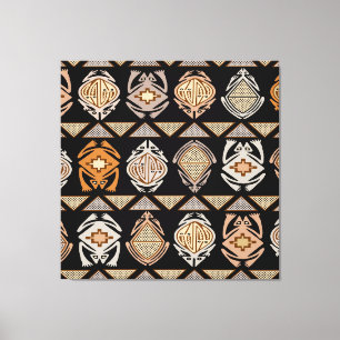 Tribale Sprongkikkers Canvas Afdruk