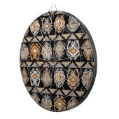 Tribale Sprongkikkers Dartbord (Voorkant Rechts)