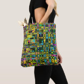 Tribale stammen tote bag (Dichtbij)