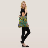 Tribale stammen tote bag (Op model)