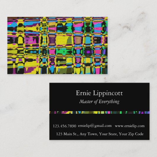 Tribale stammen visitekaartje (Voorkant / Achterkant)