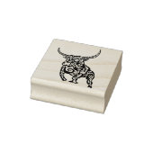 tribale stier - kunststempel rubberstempel (Stempel)