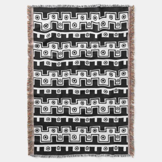 Tribale stijl II Deken (Voorkant Verticaal)