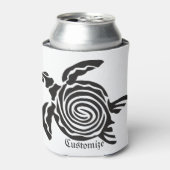Tribale stijlschildpad Thunder_Cove Blikjeskoeler (Blikje Voorkant)