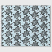 Tribale stijlschildpad Thunder_Cove Cadeaupapier (Vlak)