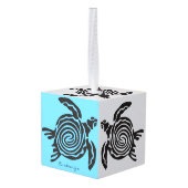 Tribale stijlschildpad Thunder_Cove Decoratie (Achter hoekig)