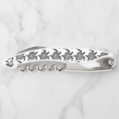 Tribale stijlschildpad Thunder_Cove Kurkentrekker (Achterkant)