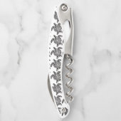 Tribale stijlschildpad Thunder_Cove Kurkentrekker (Achterkant)