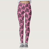 Tribale stijlschildpad Thunder_Cove Leggings (Voorkant)