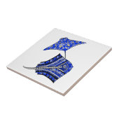 Tribale Stingrays Tegeltje (Zijkant)