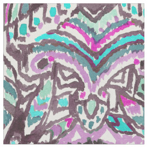 Tribale stof van Barbarian Feather Boho Waterverf