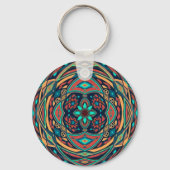 Tribale Stoomstijl Sleutelhanger (Voorkant)
