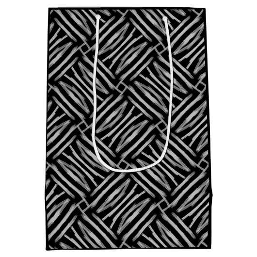 Tribale strepen medium cadeauzakje (Achterkant)