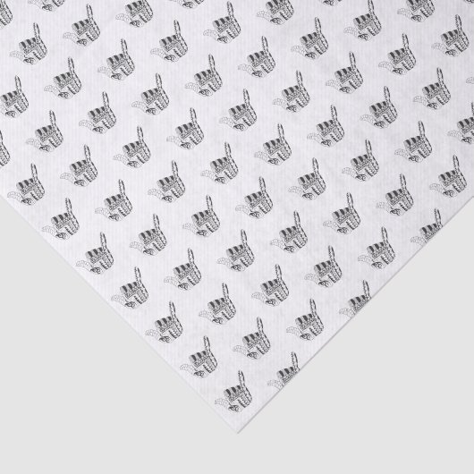 Tribale, Surf omhoog Tissuepapier (Detail)