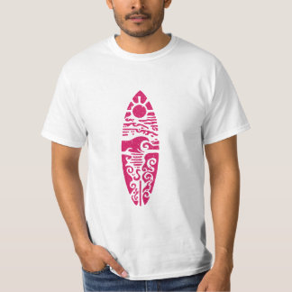 Tribale surfersplank strand grafisch t-shirt