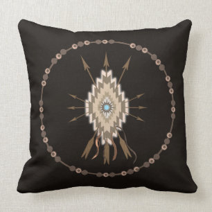 Tribale Symbolen-vriendschap Motif Decor Pillow Kussen