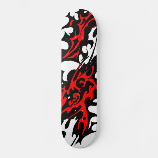 Tribale Tattoo-blades (rood en zwart) Persoonlijk Skateboard