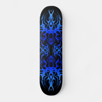 Tribale Tattoo Hartarten blauw zwart Persoonlijk Skateboard