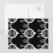 Tribale Tattoo Turtle Briefkaart (Voorkant / Achterkant)