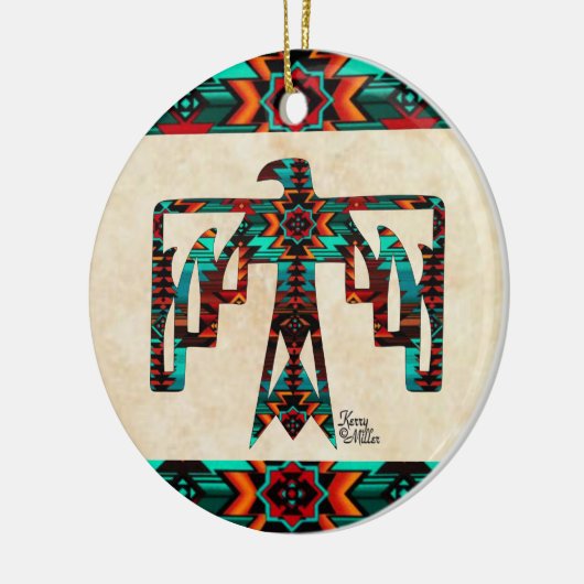 Tribale Thunderbird Ceramic Ornament (Links)