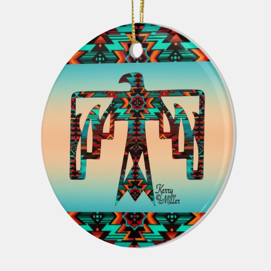 Tribale Thunderbird Ceramic Ornament (Links)