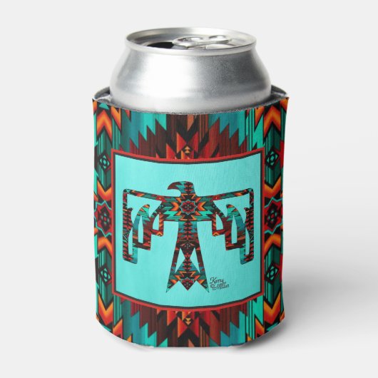 Tribale Thunderbird Koelbox Blikjeskoeler (Blikje Voorkant)