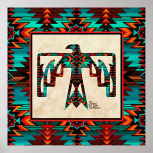 Tribale Thunderbird Poster