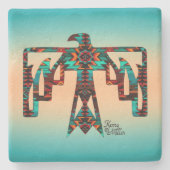 Tribale Thunderbird Stone Onderzetter (Voorkant)