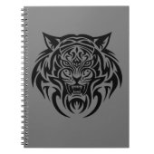Tribale tijgerkop notitieboek (Voorkant)