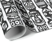 Tribale Totem Cadeaupapier (Rol Hoek)