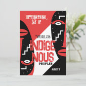 Tribale traditie kaart (Staand voorkant)