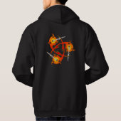 Tribale Triple Fire Clubs Hoodie (Achterkant)