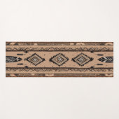 Tribale Veer Yoga Mat – Boho Zuidwesterse Meditati (Voorkant (horizontaal))