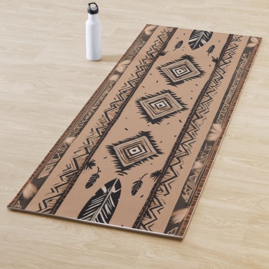 Tribale Veer Yoga Mat – Boho Zuidwesterse Meditati (In situ)