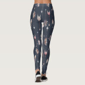 Tribale veren en pijlen patroon leggings (Achterkant)