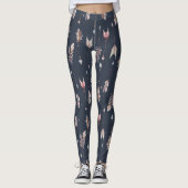 Tribale veren en pijlen patroon leggings (Voorkant)