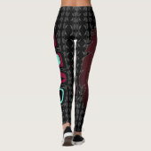 Tribale veren leggings (Achterkant)