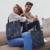 Tribale vis tote bag