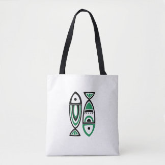 Tribale Vissenharmonie Tote Bag
