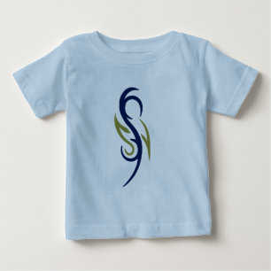 Tribale Vlam Symbool Baby T-shirt
