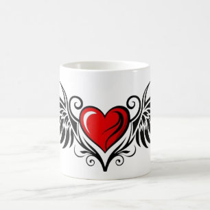 Tribale Vleugelige Hart Koffiemok