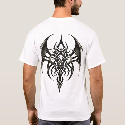 Tribale Vleugeltotoom T-shirt (Achterkant)